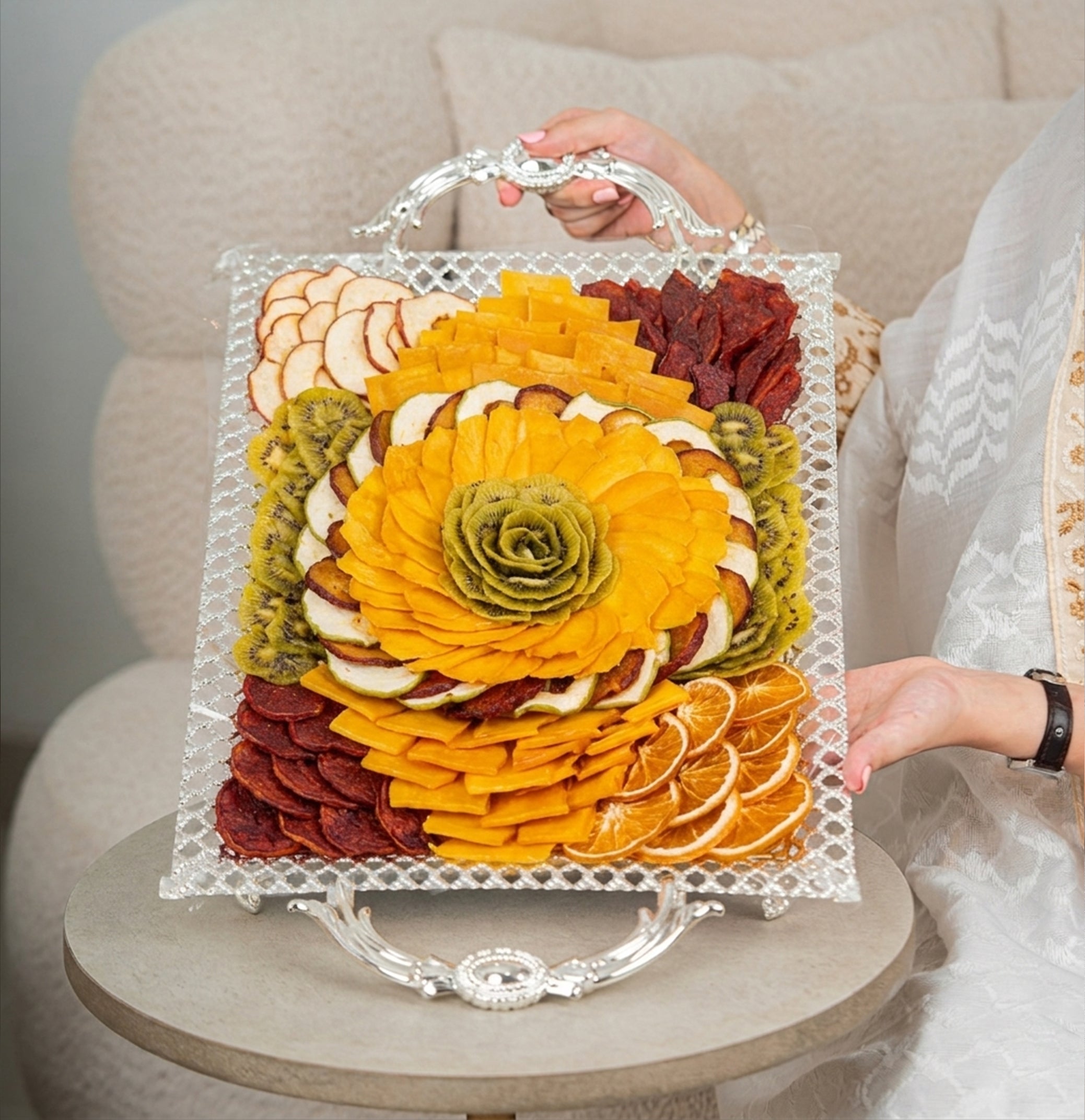 Eid Plate Silver