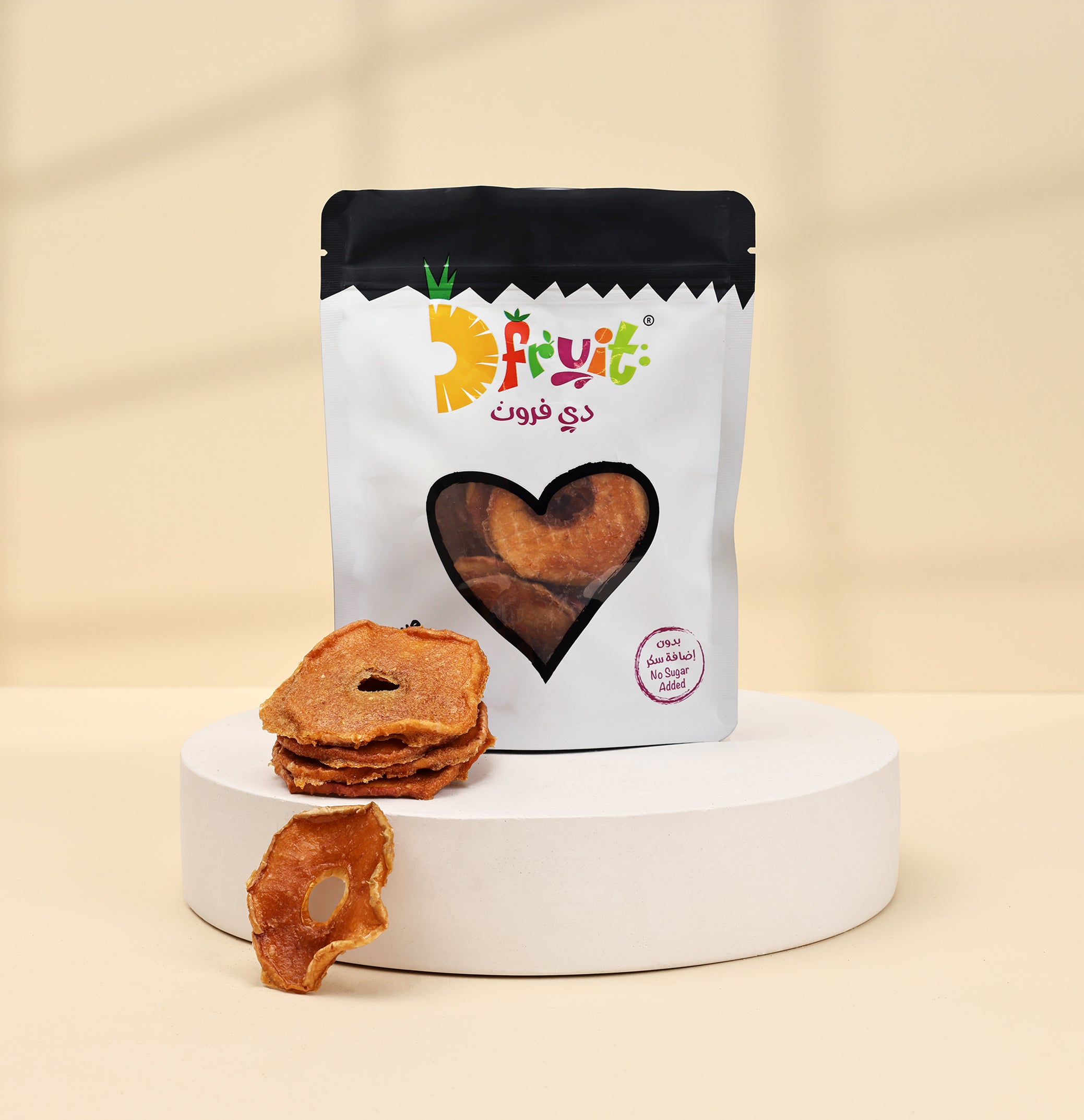 تفاح مجفف أصفر