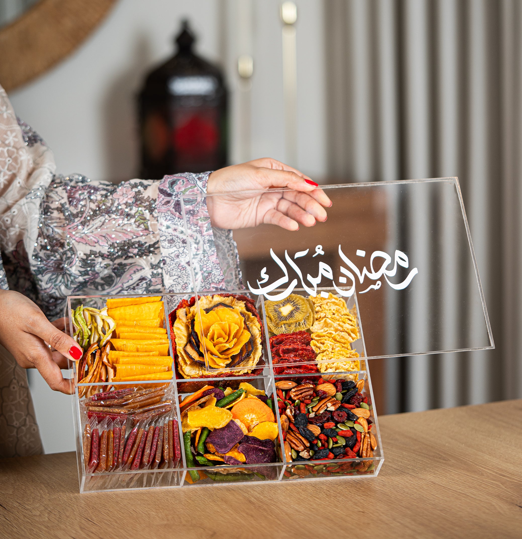 أكريلك مشكل مستطيل مقسم