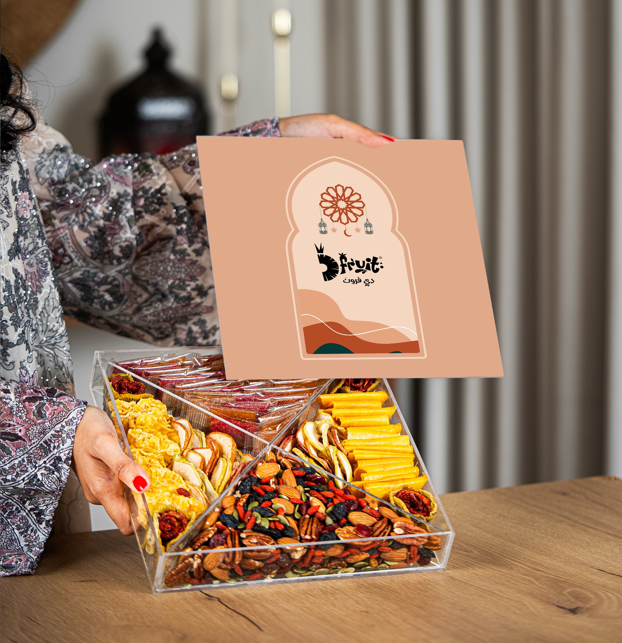 أكريلك مشكل وردي