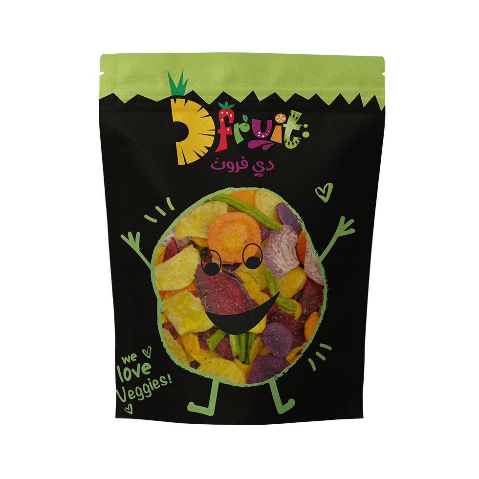 خضار مقرمش بالفلفل والليمون